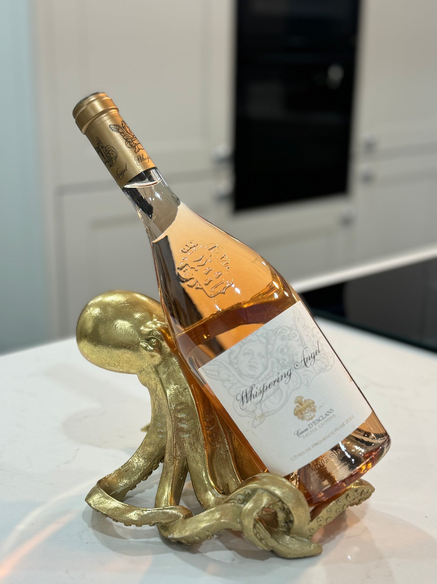 Gold Octopus Wine Holder