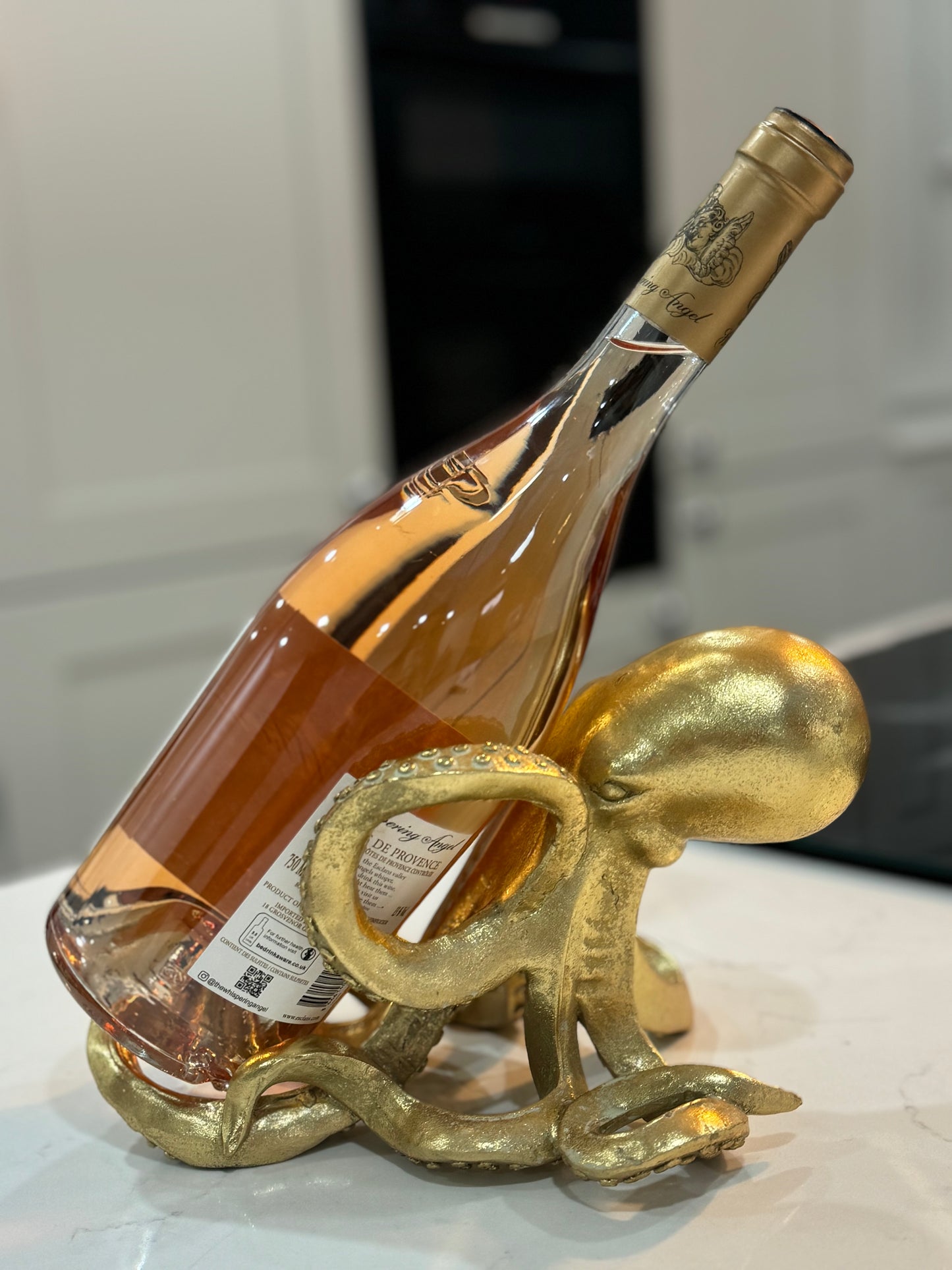 Gold Octopus Wine Holder