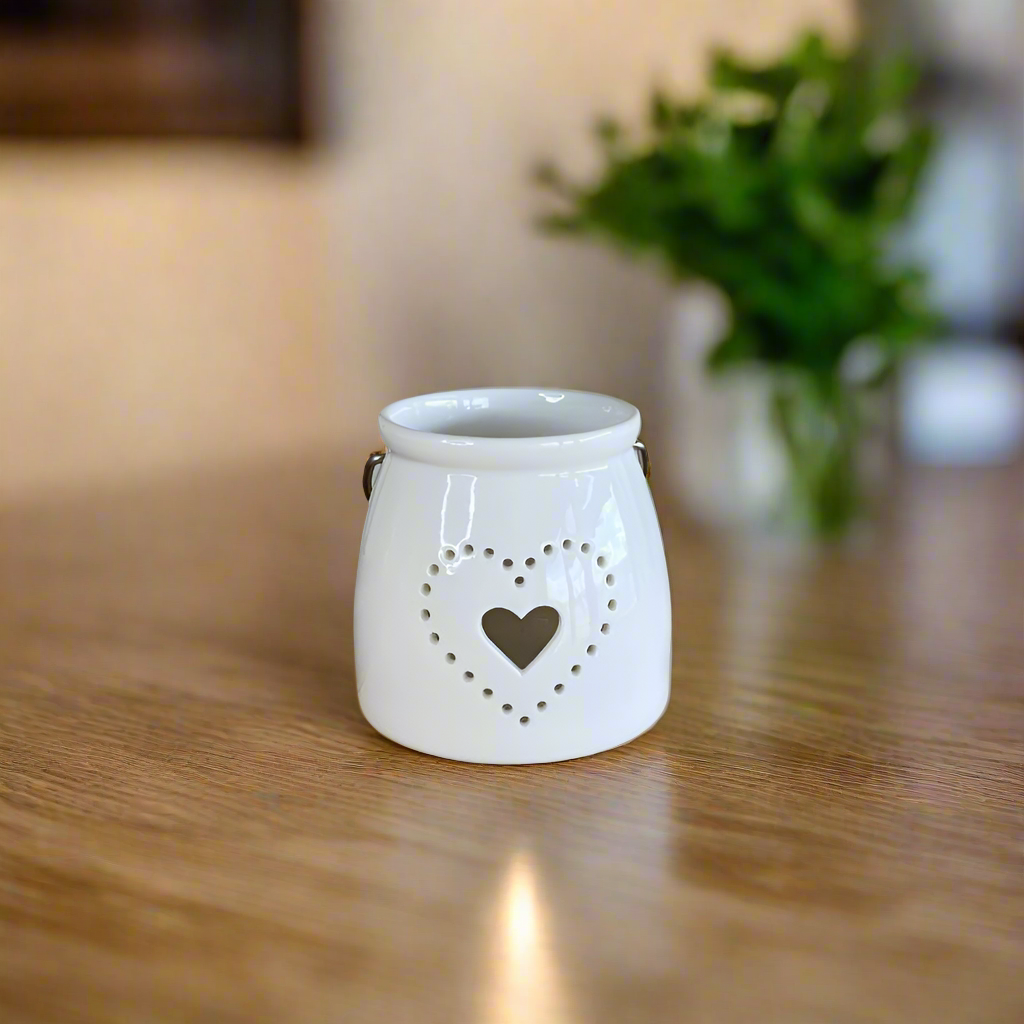 Dotted Heart T-light Holder